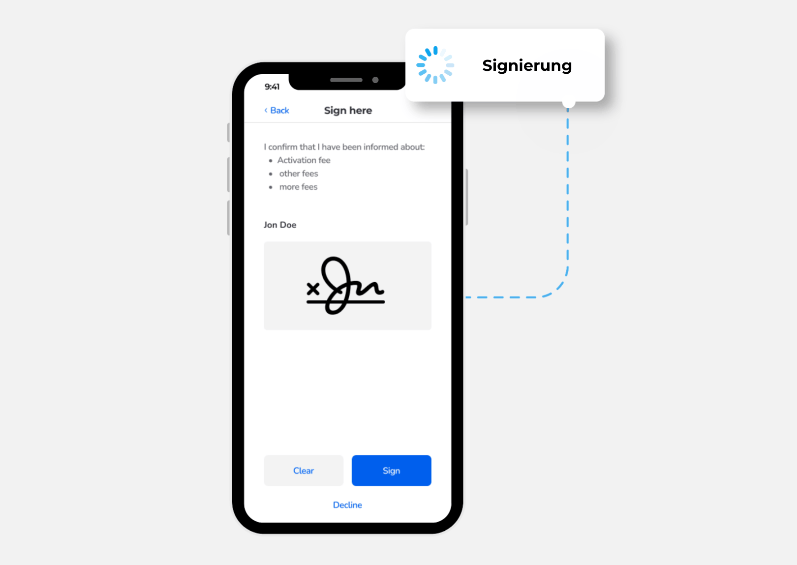 Sign_on_Screen_easy_steps_de
