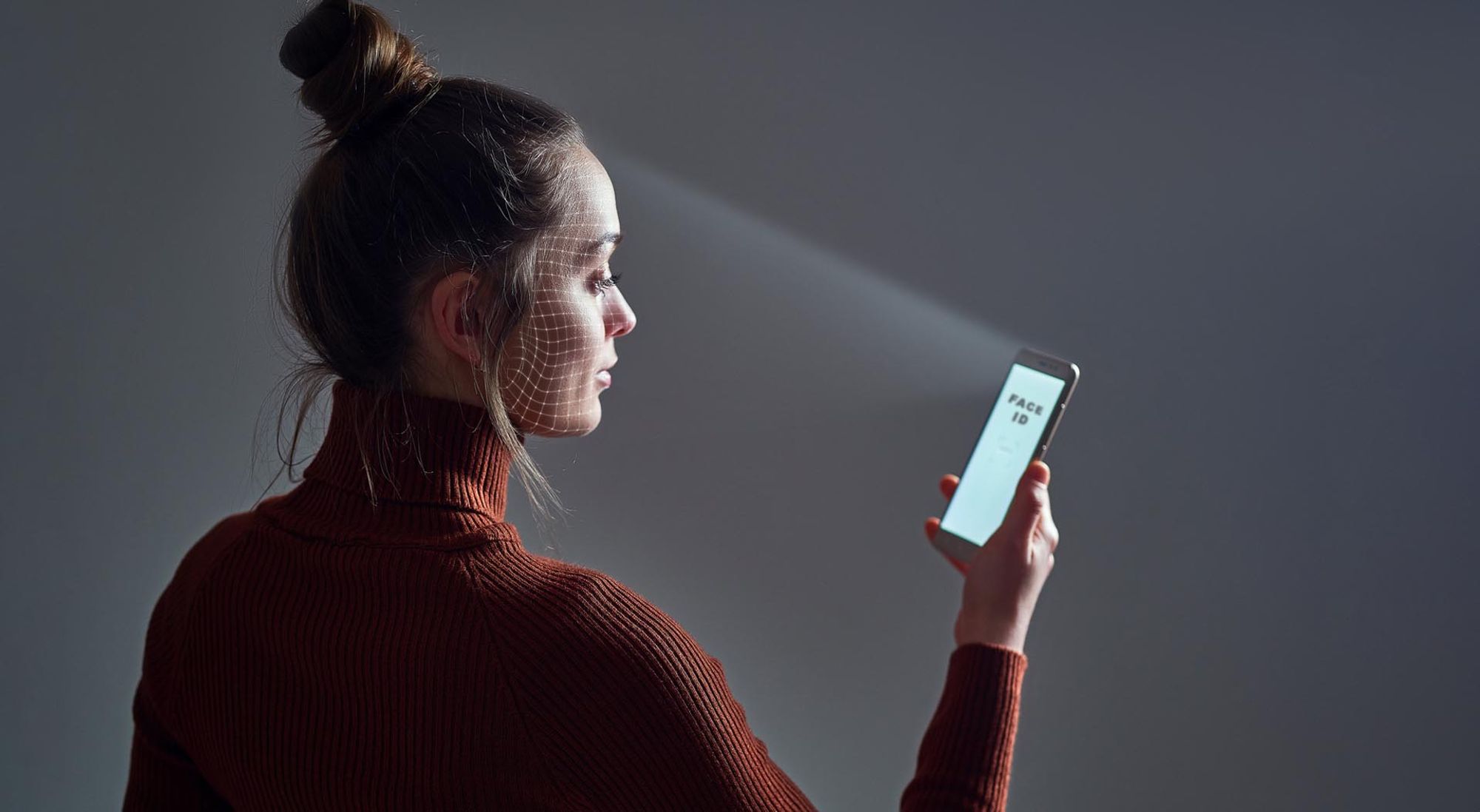 Woman Face ID Verification
