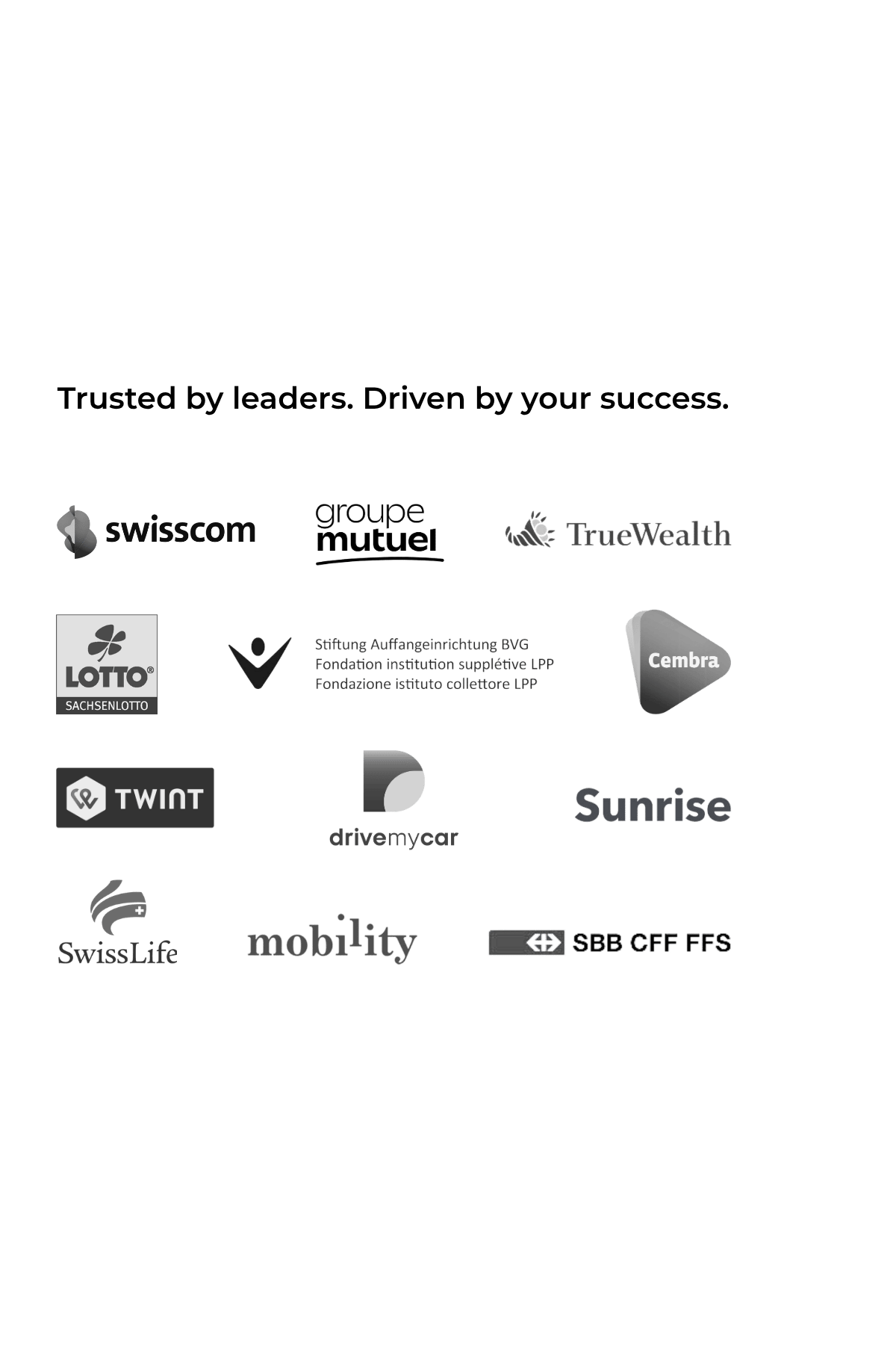 Kundenlogos Kontaktformular