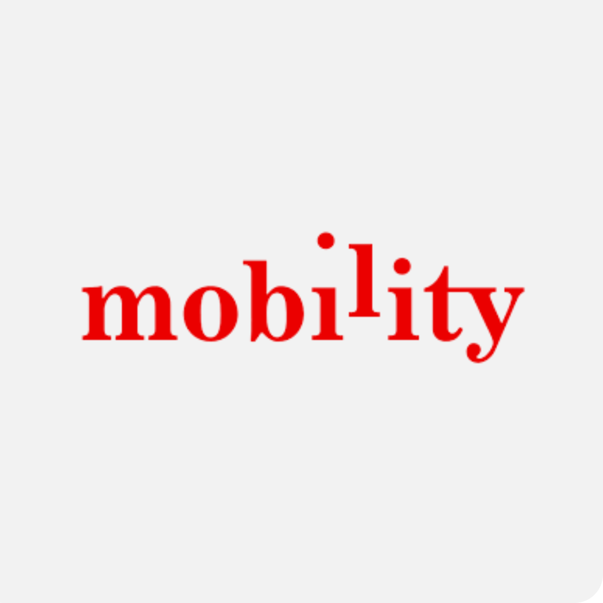 Mobility Logo Grey