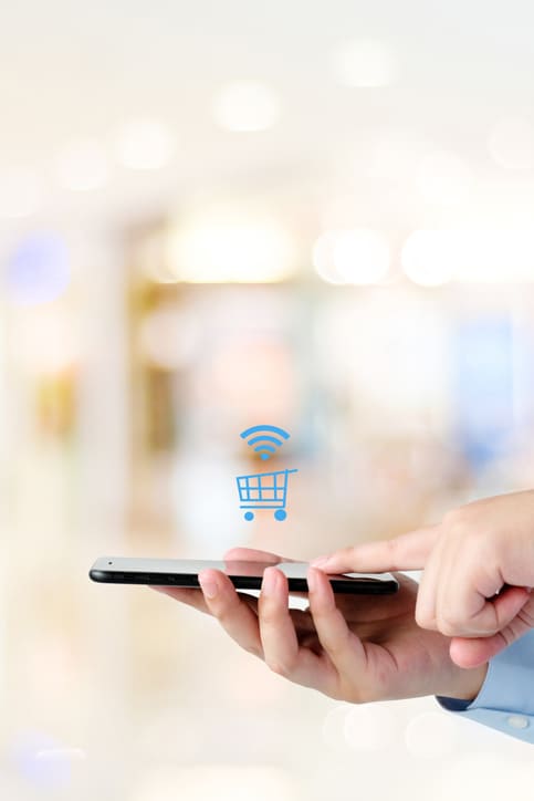 Hands-holding-phone-for-online-shopping