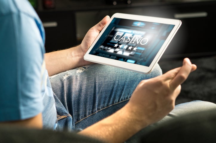 Online Casino auf dem Tablet