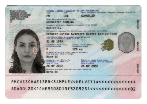 Variaty of supported ID documents